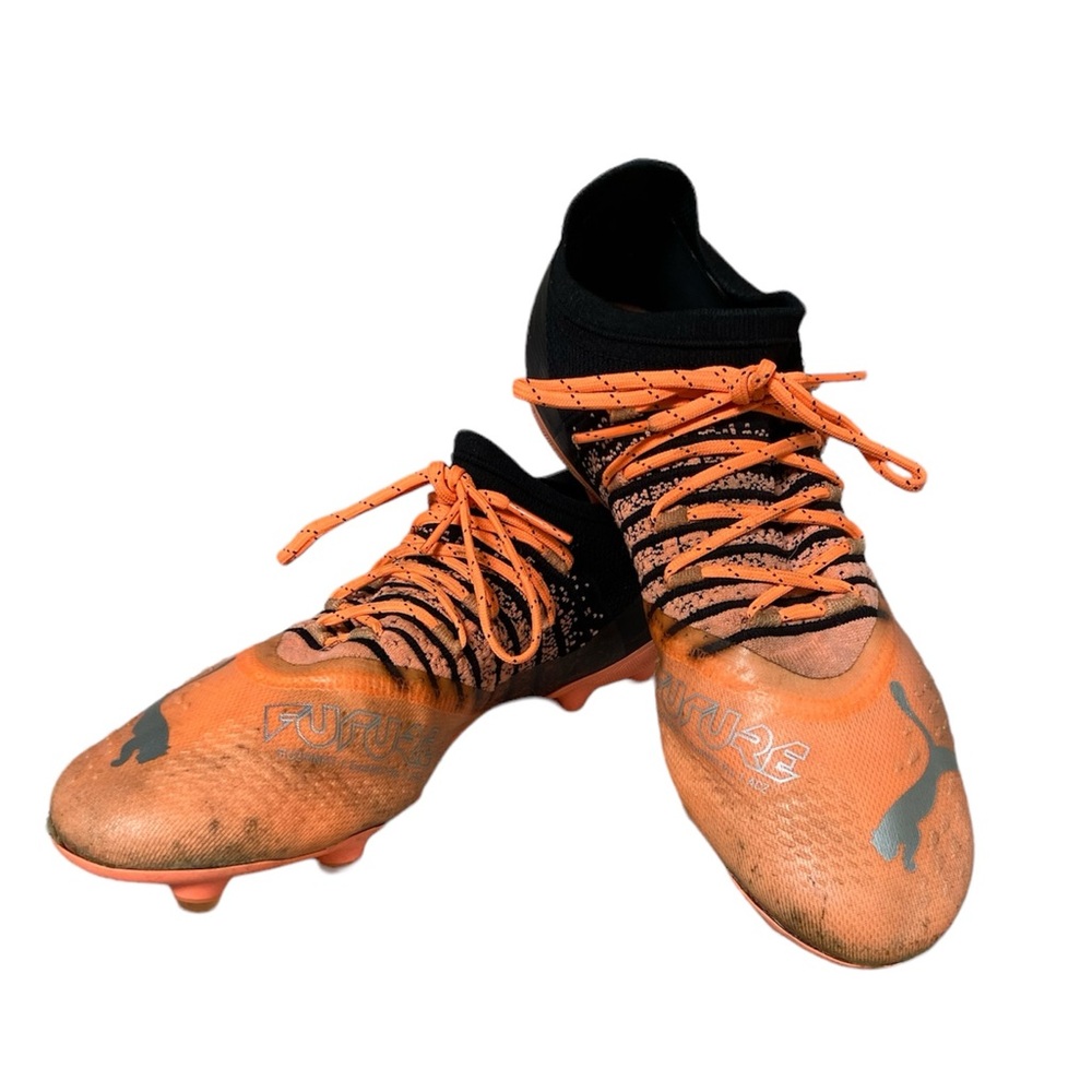 Puma Future Fuzionfit Pro 1 ACZ Evoknit Soccer Cleats Orange Black Men’s 10 - Picture 10 of 10